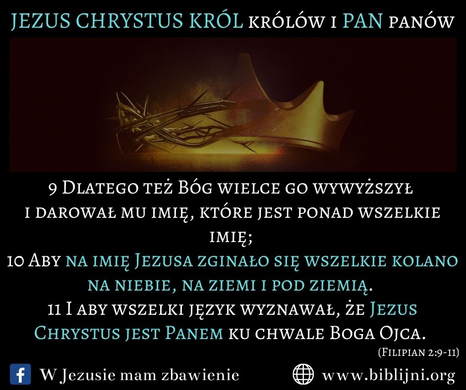 Jezus Chrystus Król i Pan