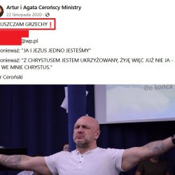 w Kościele Mocy odpuszczają grzechy